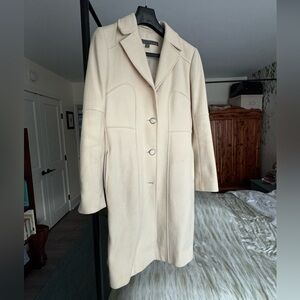 Kenneth Cole Reaction Cream Trench Coat